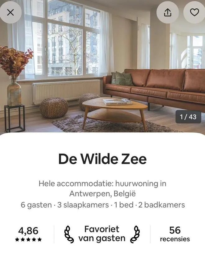 Airbnb listing rating